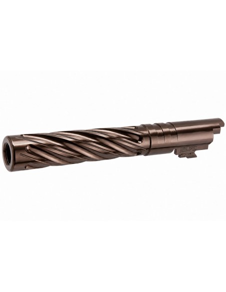 Dr.Black Canon externe pour TM Hi-Capa 5.1 Spiral Storm - Marron