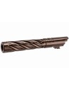 Dr.Black TM Hi-Capa 5.1 Outer barrel Spiral Storm - Brown
