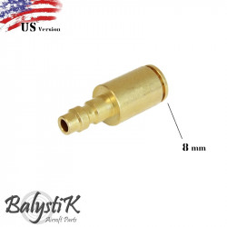 BalystiK coupleur male avec entrée Macroflex 8mm (version US) - 