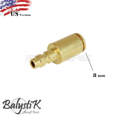 BalystiK coupleur male avec entrée Macroflex 8mm (version US) - 