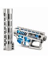 Mancraft Corps et garde main M-Lok CNC Skeleton - Limited Gunmetal edition