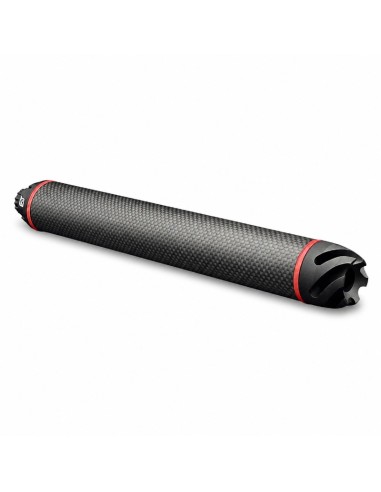 Mancraft Silencieux MCS carbon-CNC 250 x 35mm - Noir / Rouge