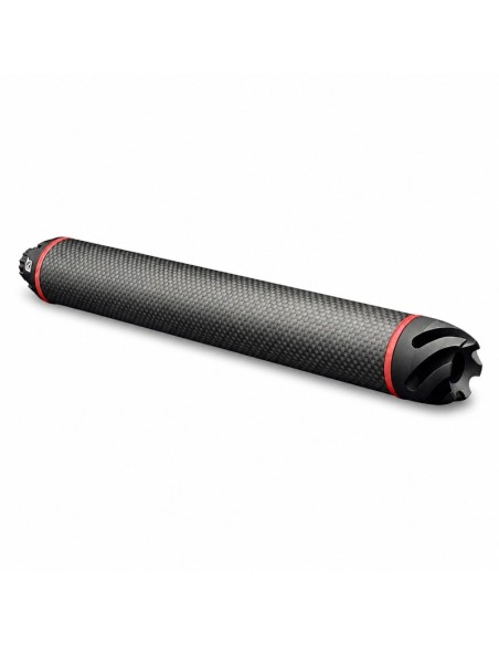 Mancraft Silencieux MCS carbon-CNC 250 x 35mm - Noir / Rouge