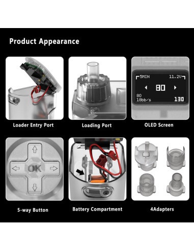 T238 Electric Speedloader PRO Edition - 1800rds