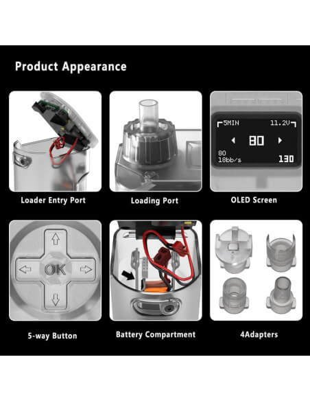 T238 Electric Speedloader PRO Edition - 1800rds