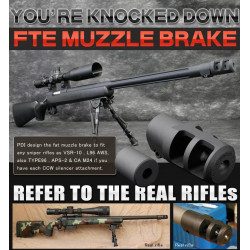 PDI FTE Muzzle Brake for AEG CCW - 