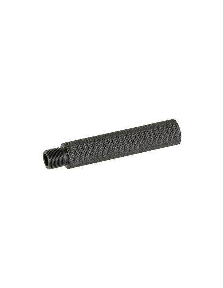 SLONG AIRSOFT Outer barrel extension KNURLED 14mm CCW - 86mm