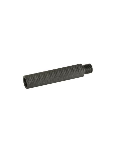 SLONG AIRSOFT Extension de outer barrel KNURLED 14mm CCW - 86mm