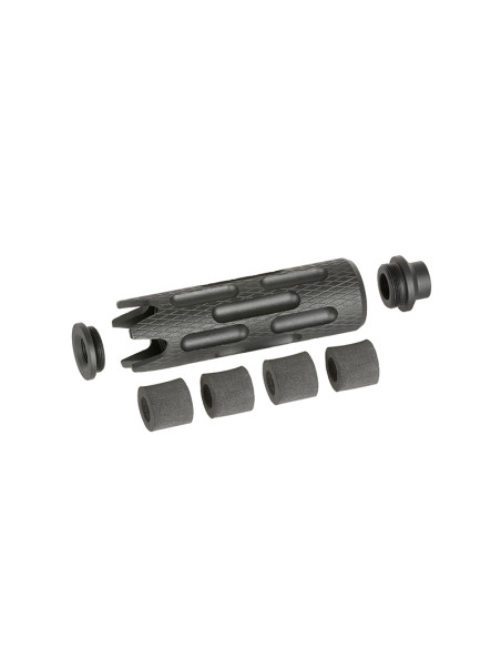 SLONG AIRSOFT Silencier 14mm CCW Type C - 200mm