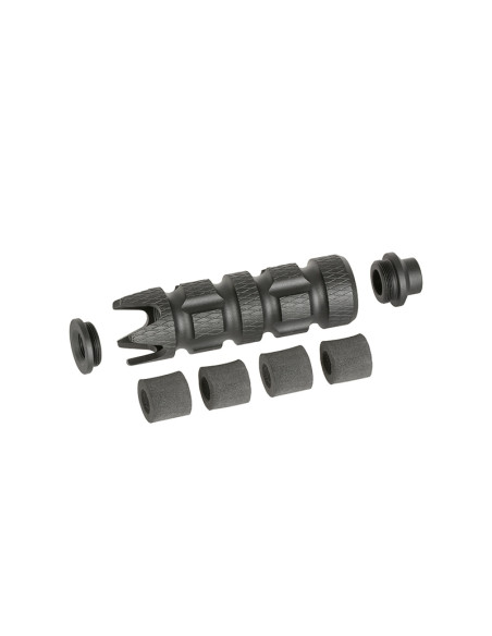 SLONG AIRSOFT Silencier 14mm CCW Type C - 200mm