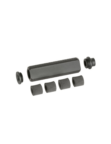 SLONG AIRSOFT Silencier 14mm CCW Type C - 200mm