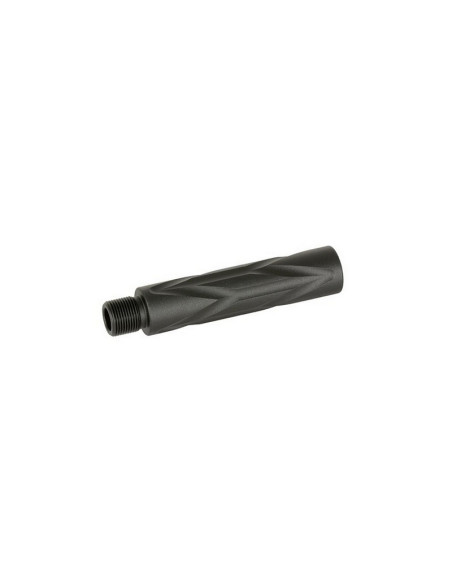 SLONG AIRSOFT Extension de outer barrel ANGLED 14mm CCW - 57mm