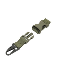 8FIELDS Mousqueton pour attache MOLLE / PALS - Olive 2