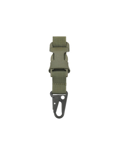 8FIELDS Carabiner with buckle for MOLLE / PALS mount - Olive