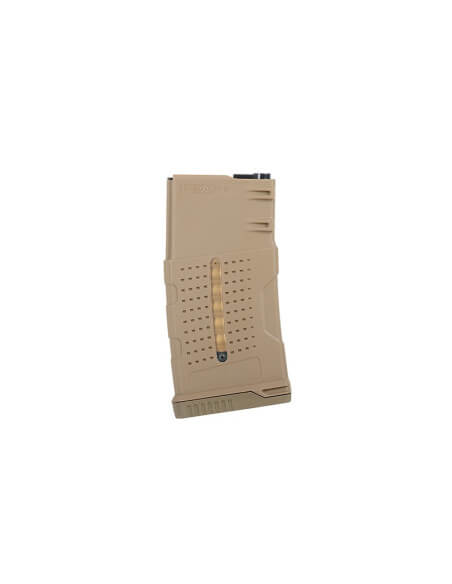 Battleaxe Mid-cap 220bbs magazine for SR25/AR10 AEG - Tan