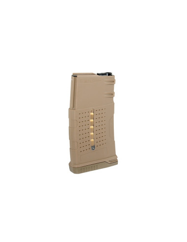 Battleaxe Chargeur mid-cap 220 billes pour SR25/AR10 AEG - Tan