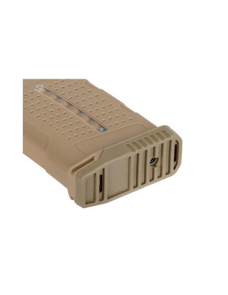 Battleaxe Mid-cap 220bbs magazine for SR25/AR10 AEG - Tan