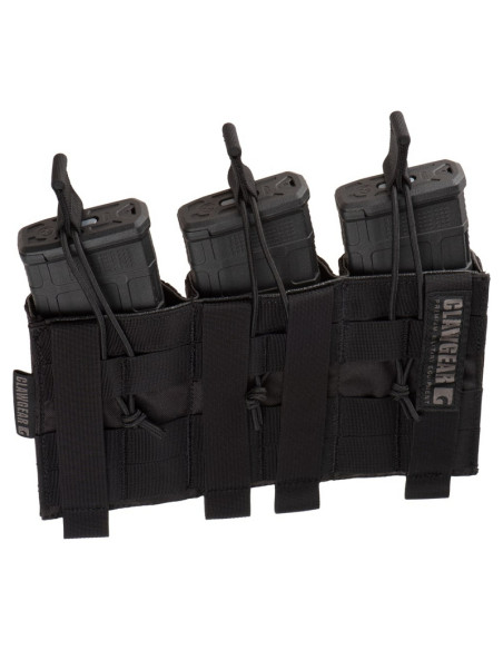 Clawgear Open Triple Mag Pouch Core - Black