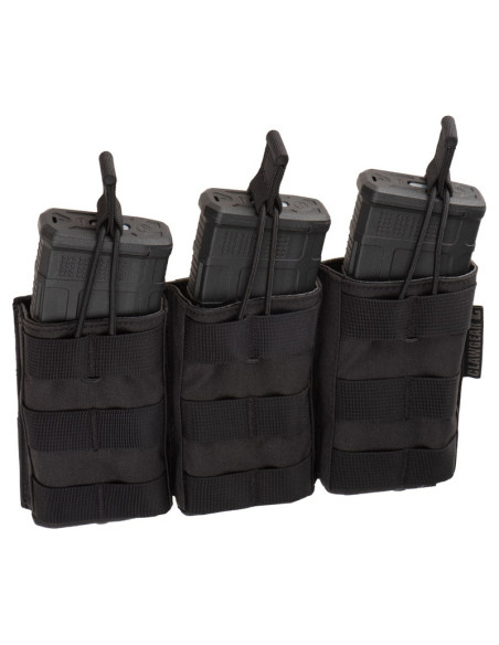 Clawgear Open Triple Mag Pouch Core - Black
