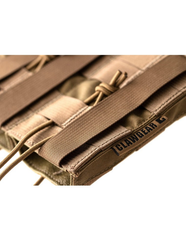 Clawgear Open Triple Mag Pouch Core - Coyote