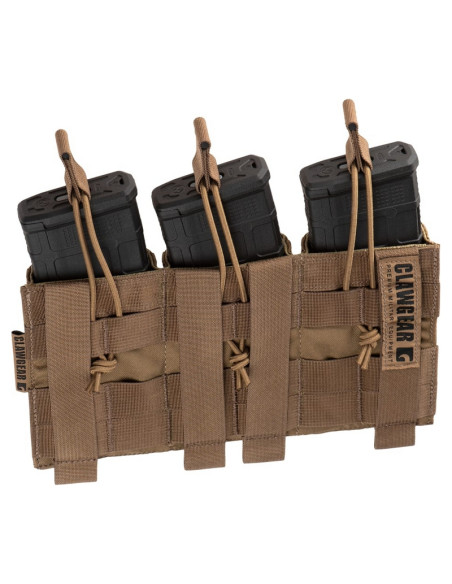 Clawgear Open Triple Mag Pouch Core - Coyote