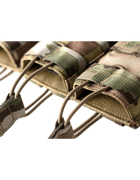 Clawgear Open Triple Mag Pouch Core - Multicam