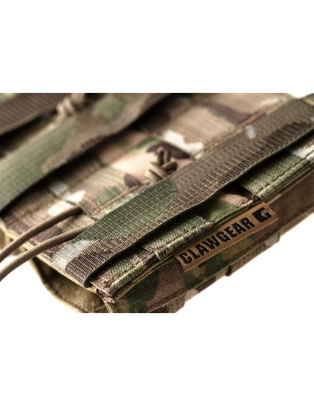 Clawgear Open Triple Mag Pouch Core - Multicam