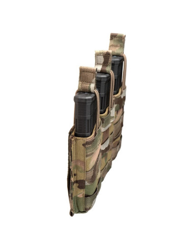Clawgear Open Triple Mag Pouch Core - Multicam
