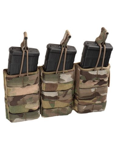 Clawgear Open Triple Mag Pouch Core - Multicam