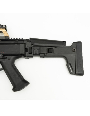 PTS Enhanced Polymer E9 Masada Stock for ASG CZ Scorpion - Black