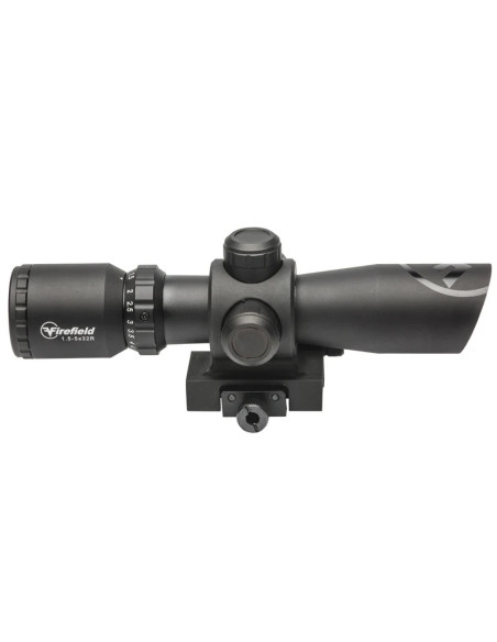 FIREFIELD Lunette de visée Barrage 1.5-5x32 avec laser rouge EU inférieur à 1mW