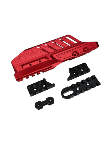 CTM Tactical Extended rail blast shield for AAP-01 - Red