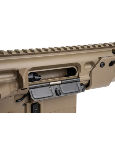 Salvo Precision MWS MCX Hunter UK SF Style 13.1 inch Steel Bolt avec silencieux QD style 556 et traceur - Dark Earth