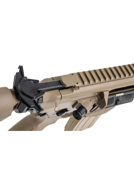 Salvo Precision MWS MCX Hunter UK SF Style 13.1 inch Steel Bolt w/ 556 Style QD suppressor & Tracer - Dark Earth