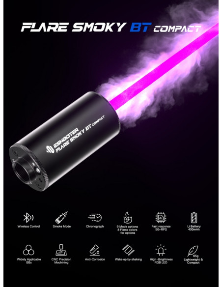 E-shooter Tracer unit FLARE Smoky Bluetooth & Chrony