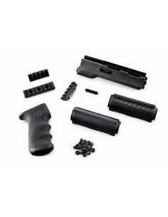 HOGUE Grip et garde-main OverMolded AK-47 / AK-74 version China & Russia - Noir
