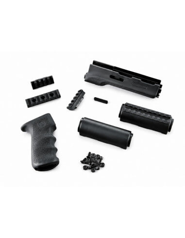 HOGUE OverMolded grip and forend kit for AK-47 / AK-74 China & Russia version - Black