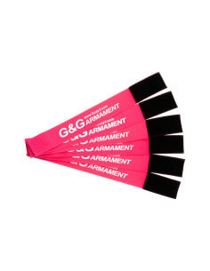G&G Lot de 6 brassards d'équipe - Rose