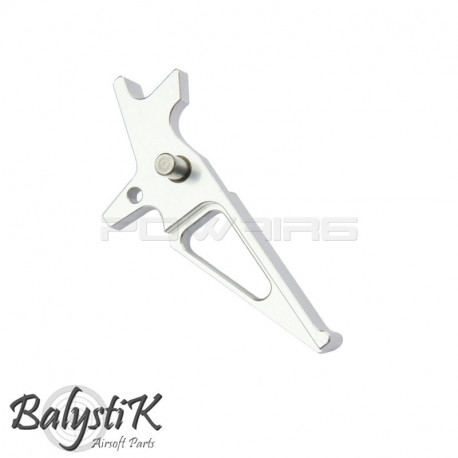 Balystik détente CNC aluminium pour M4 AEG (Silver)