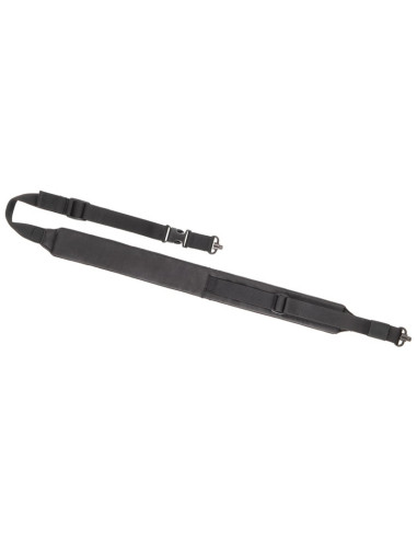 Clawgear Sniper Sling padded QD swivel - Black