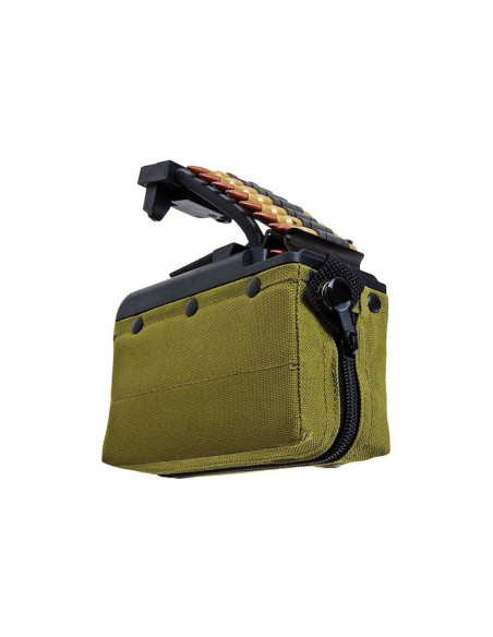 Battleaxe 2000bbs electric ammobox magazine for M249 AEG - OD