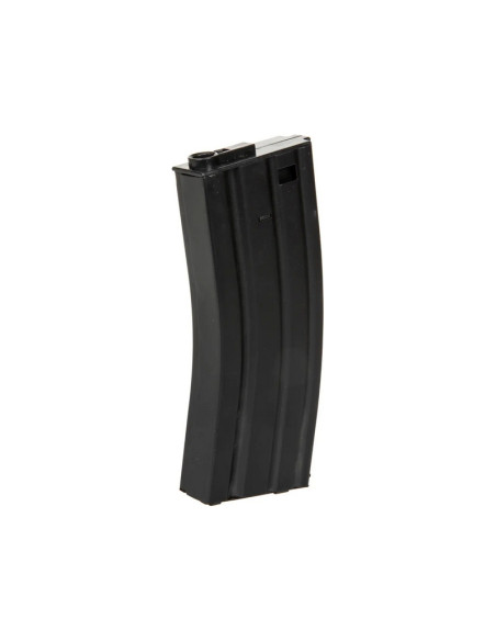 Battleaxe Mid-cap 140bbs STANAG type polymer magazine for M4 AEG - Black