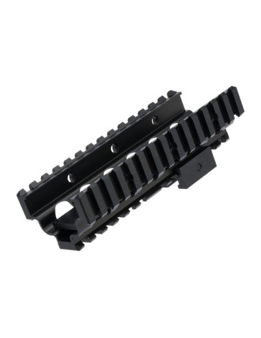 A&K CNC Lower handguard for M249/MK46 AEG - Black