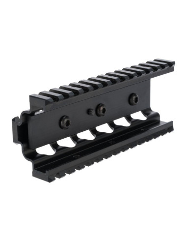 A&K CNC Lower handguard for M249/MK46 AEG - Black