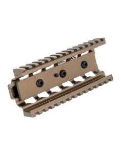 A&K CNC Lower handguard for M249/MK46 AEG - Tan 2