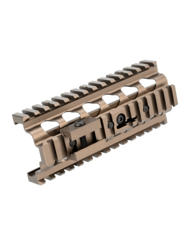A&K CNC Lower handguard for M249/MK46 AEG - Tan