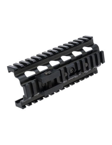 A&K CNC Lower handguard for M249/MK46 AEG - Black