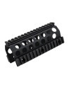 A&K Upper handguard CNC pour M249/MK46 AEG - Noir