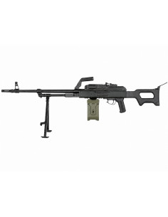 A&K AEG PKM polymer stock - Black