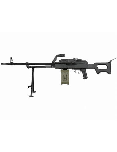 A&K AEG PKM polymer stock - Black